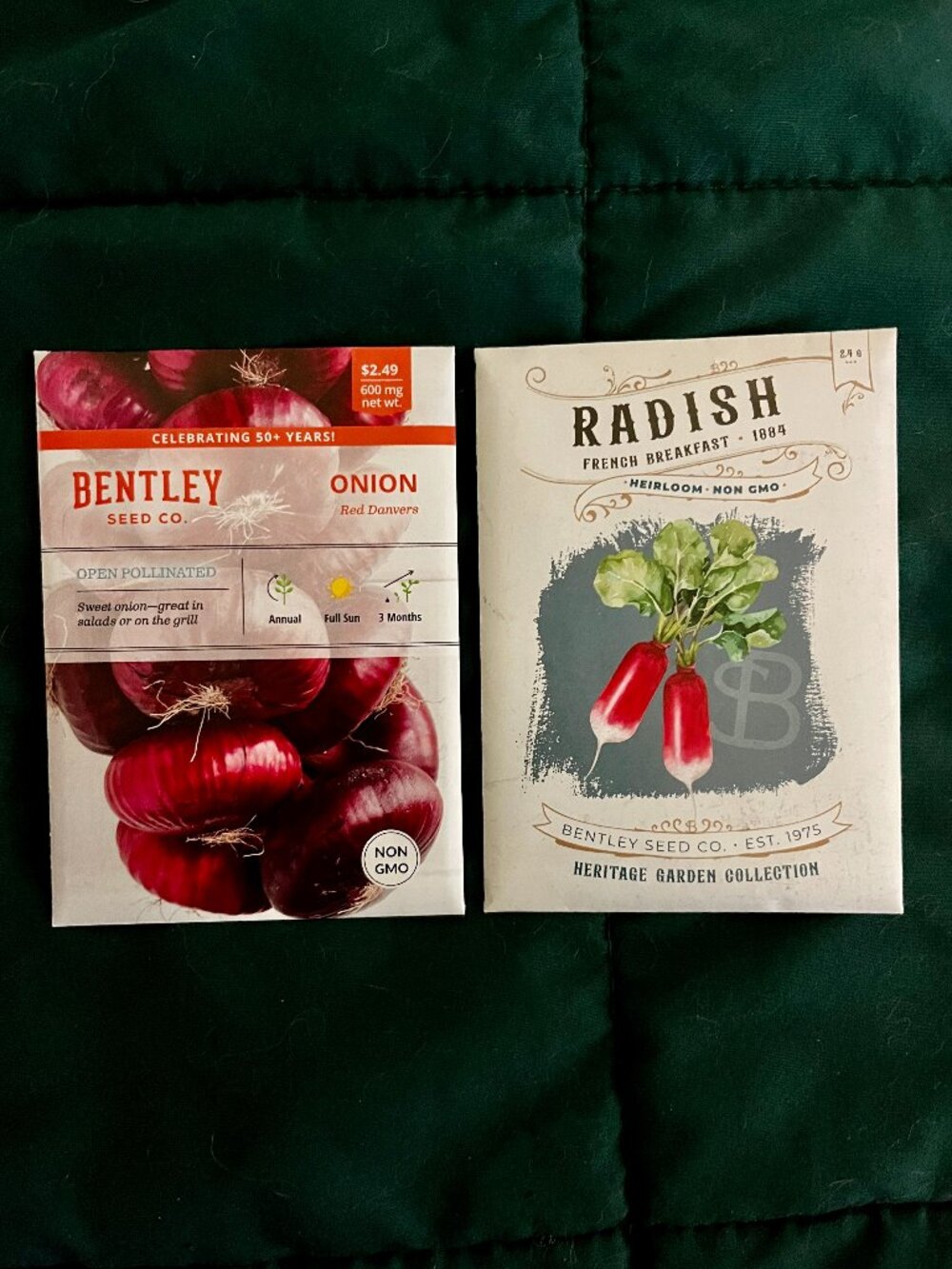 🍒 5/$25 🍒 SEEDS | French Radish & Sweet Red Onion